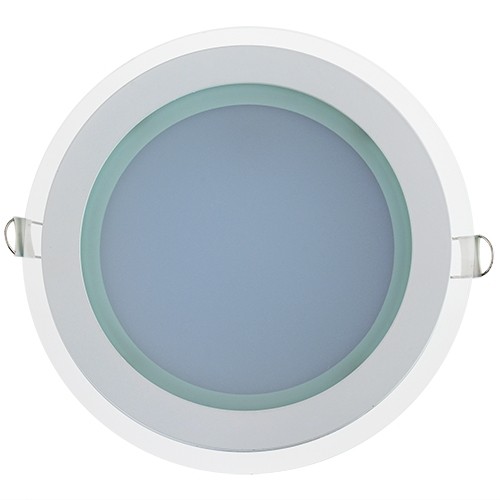 LED Glas Einbaustrahler Diamant rund 15W 3000K warmweiss