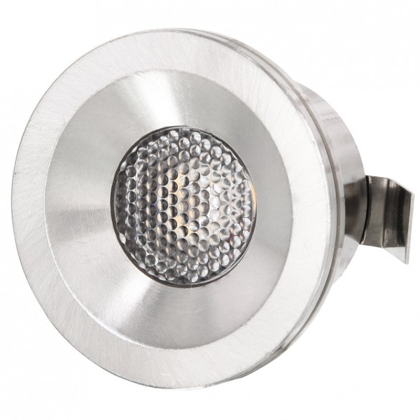 LED Mini Einbaustrahler Minispot starr 3W matt-chrom neutralweiss 4200K