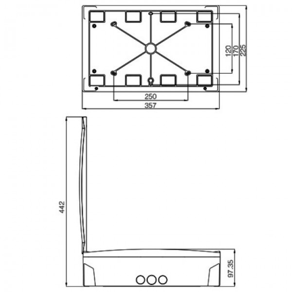 MAKEL SICHERUNGSKASTEN AUFPUTZ F?R 16 MODULE