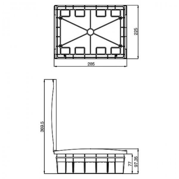 MAKEL SICHERUNGSKASTEN UNTERPUTZ F?R 12 MODULE WEISS