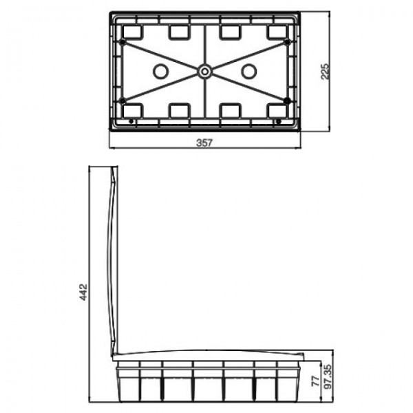 MAKEL SICHERUNGSKASTEN UNTERPUTZ F?R 16 MODULE