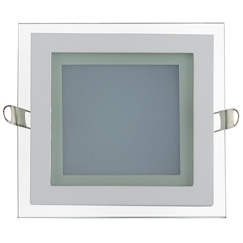 LED Glas Einbaustrahler Diamant quadratisch 12W 6400K kaltweiss