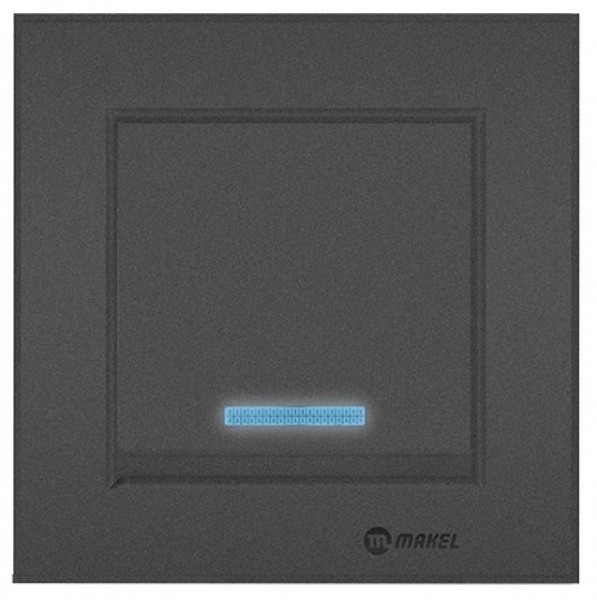 WECHSELSCHALTER MIT LED ( Einsatz + Wippe ) LUNIS ANTHRAZIT